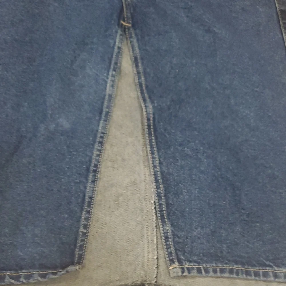 Forever 21 Blue Denim Midi Skirt Size L - Picture 5 of 13